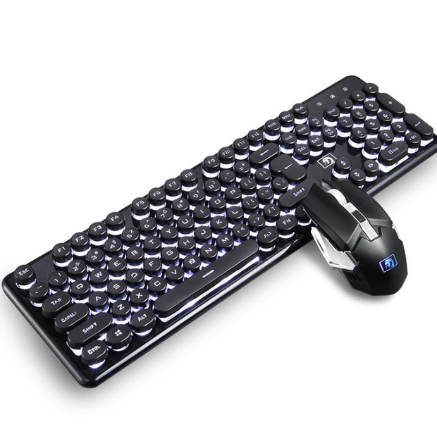 light gaming keyboard and mouse set