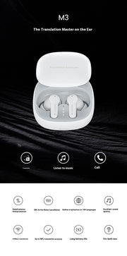 M3 Smart Bluetooth Translation Headphones