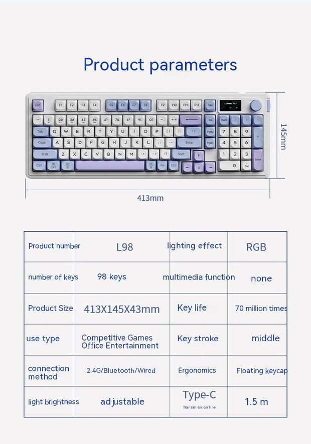 Wireless Bluetooth Keyboard