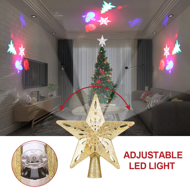 3D LED Snowflake Christmas Tree