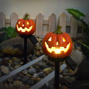 Solar Halloween Pumpkin Lamp